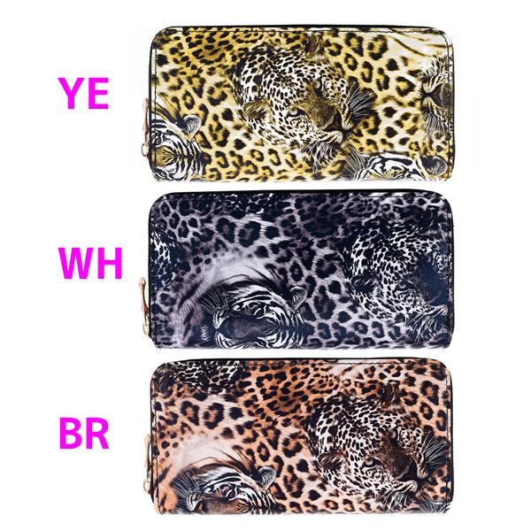 ステータスエンザイエティー 長財布 ロングウォレット　ヒョウ柄　未使用品 楽天市場】ラウンドファスナー 長財布 ロングウォレット