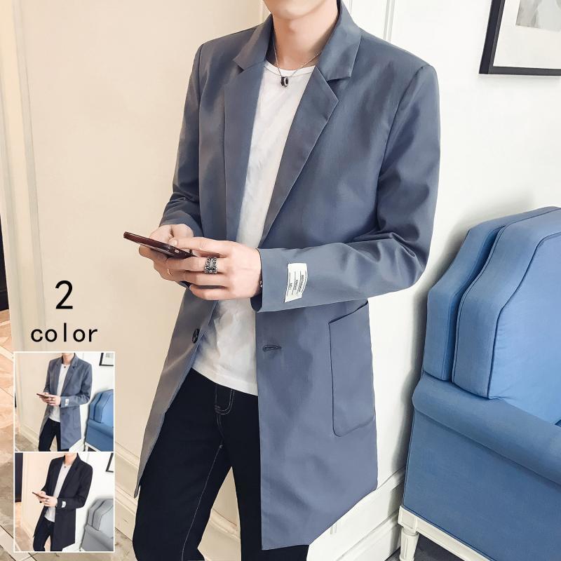 チェスターコート メンズ コート スプリングコート ロング丈 春物 ビジネスコート アウター 通勤 薄手 春 秋 新作 Flaa03 Flight 通販 Yahoo ショッピング