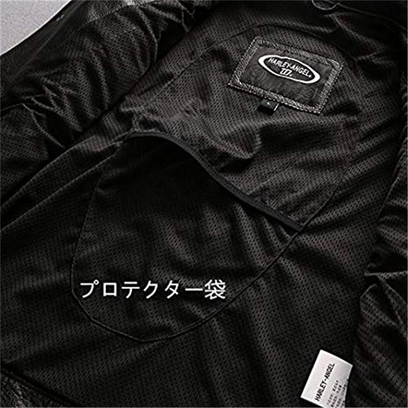 バイカーベスト メンズ 本革レザーベスト 革ジャン ライダースベスト