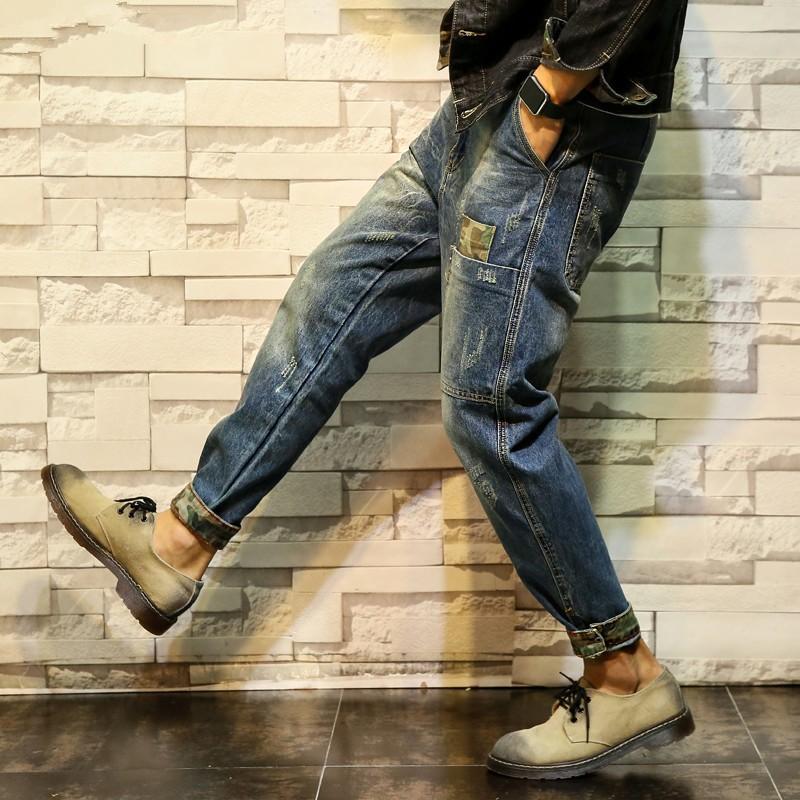 ジーンズ メンズ デニムパンツ サルエル風 パンツ デニム ジーパン 大きいサイズ ボトムス 春 秋 後払い手数料無料