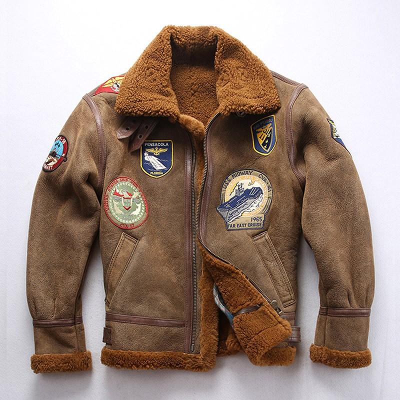 本革バイクジャケット ラム革フライトジャケットｂ ３ ムートン 革ジャン ライダースジャケット 本革ジャケット 羊革 レザージャケット メンズ Flmg065 Flight 通販 Yahoo ショッピング