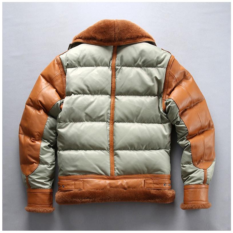 ムートンコート メンズ ジャケット ミリタリージャケット ダウンコート 高品質 やぎ革 冬 防寒 防風 厚手 冬服 :SR01:flight