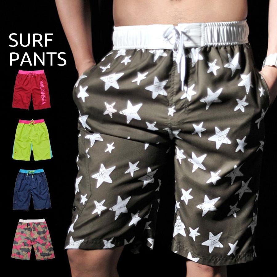 水着 メンズ サーフパンツ トランクス スリムタイプ 迷彩 スター 人気 配送方法 メール便選択ok Sp2 スノーウェア専門店フライトアート 通販 Yahoo ショッピング
