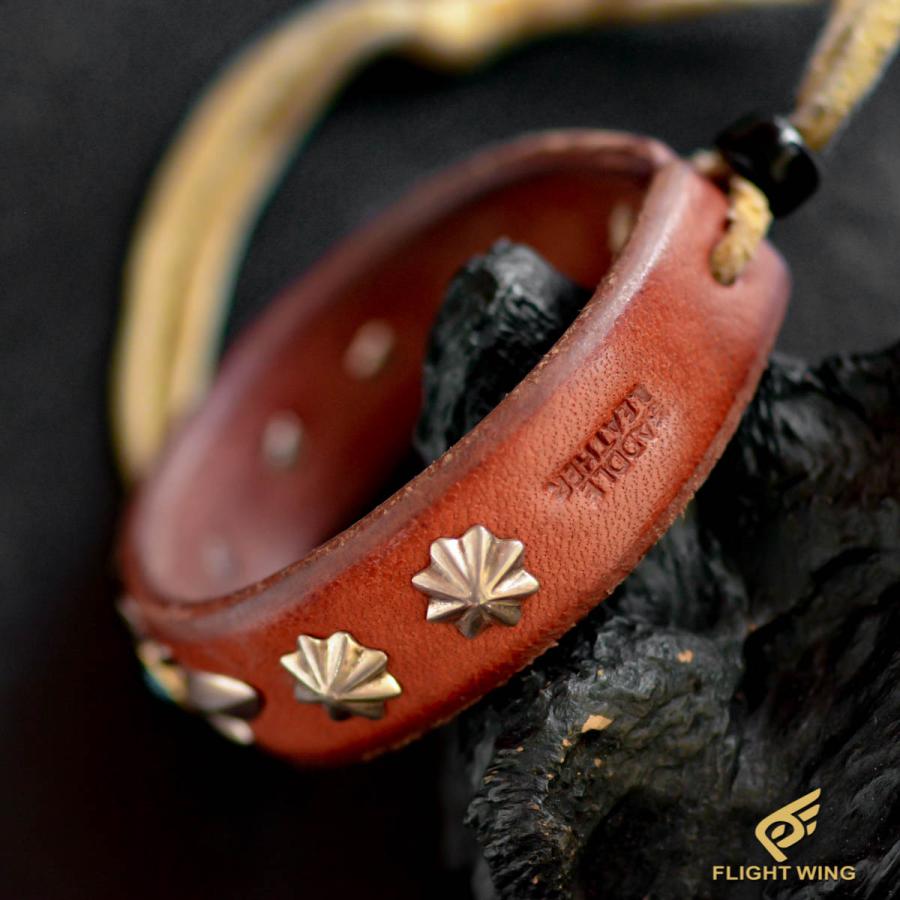 goro's 【中古】金縄TQ付きGC24コンチョ革ブレス(サドル goro's 【中古】金縄TQ付きGC24コンチョ革ブレス(サドル