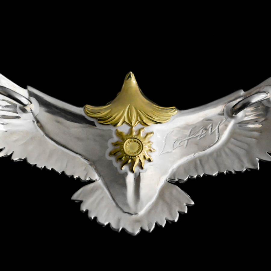 【新品】K18 Head Eagle Small Size / La Key ラキー 頭金 小イーグルの画像