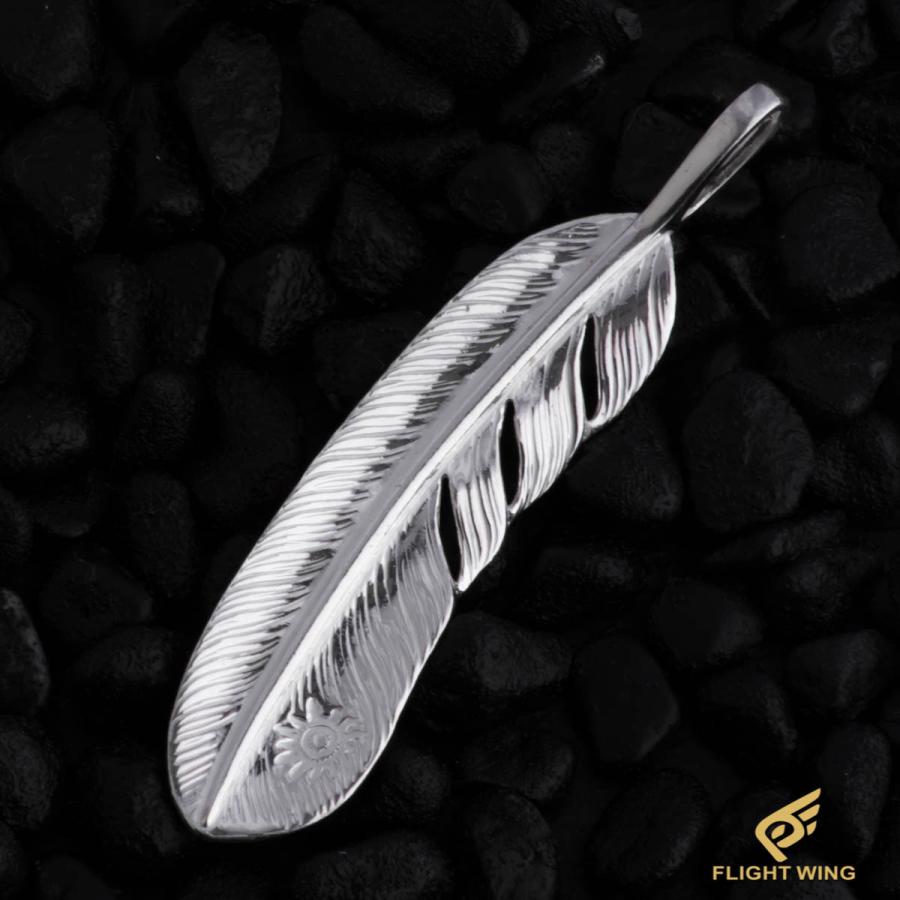 【新品】K18 Sakura SV Feather / La Key ラキー 桜メタル付き特大フェザー(右)_2