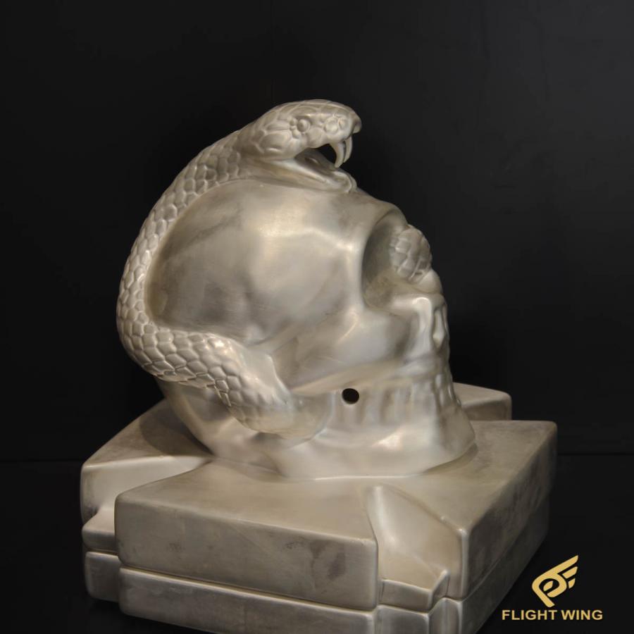 【展示品】Skull Censer Silver / Stop Light ストップライト お香立て※国内限定販売※着払いの画像