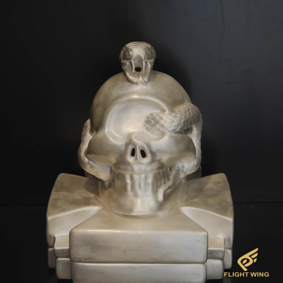 【展示品】Skull Censer Silver / Stop Light ストップライト お香立て※国内限定販売※着払いの画像