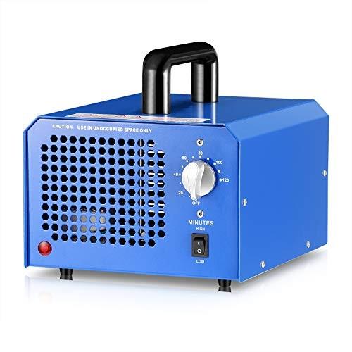 Hoomya 7000mg H 業務用オゾン発生器 ホルムアルデヒド除去 タイマーと高および低流量制御ボタン付き 小型脱臭機 冷蔵庫清浄 絶品 オゾン脱臭器