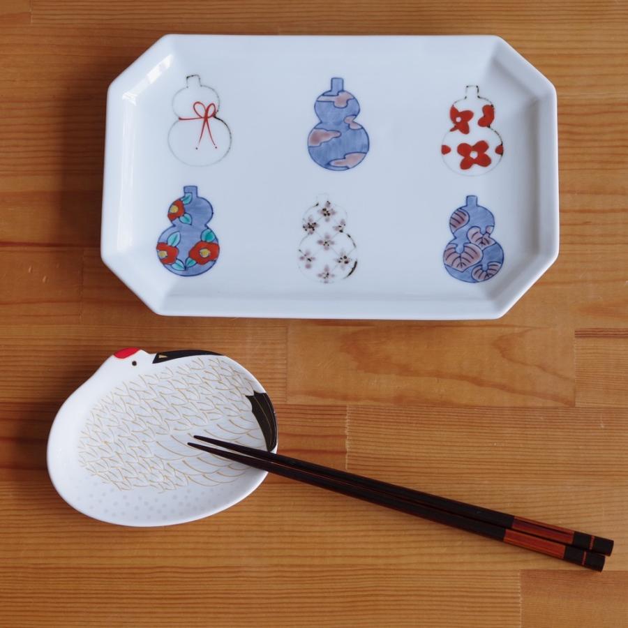 有田焼 鶴 銘々皿 小皿 取り皿 12cm : Flohmarkt フローマルクト