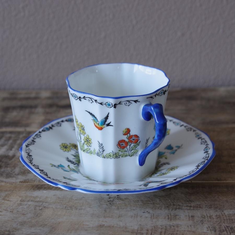 イギリス製 アンティーク 食器 コーリングウッド コーヒーカップ ソーサー つばめ 鳥 花 蝶 0425 3 Collingswood Swallow Flower Cup Saucer 0425 3 Flohmarkt フローマルクト 通販 Yahoo ショッピング