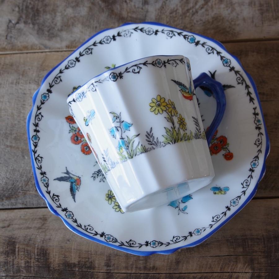 イギリス製 アンティーク 食器 コーリングウッド コーヒーカップ ソーサー つばめ 鳥 花 蝶 0425 3 Collingswood Swallow Flower Cup Saucer 0425 3 Flohmarkt フローマルクト 通販 Yahoo ショッピング