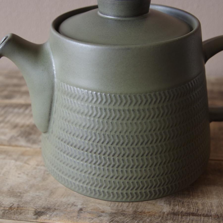 イギリス ビンテージ 食器 陶器 デンビー シェブロン ティーポット 200220 DENBYchevronteapot