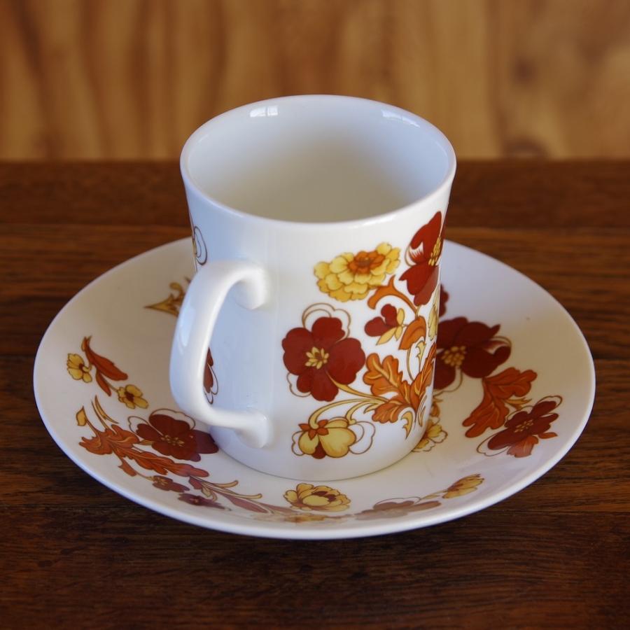 イギリス製 ヴィンテージ食器 アンティーク エリザベサン カップ ソーサー 2 レトロ ブラウン花柄 Elizabethan Meadow Flower Cup Saucer 2 Flohmarkt フローマルクト 通販 Yahoo ショッピング