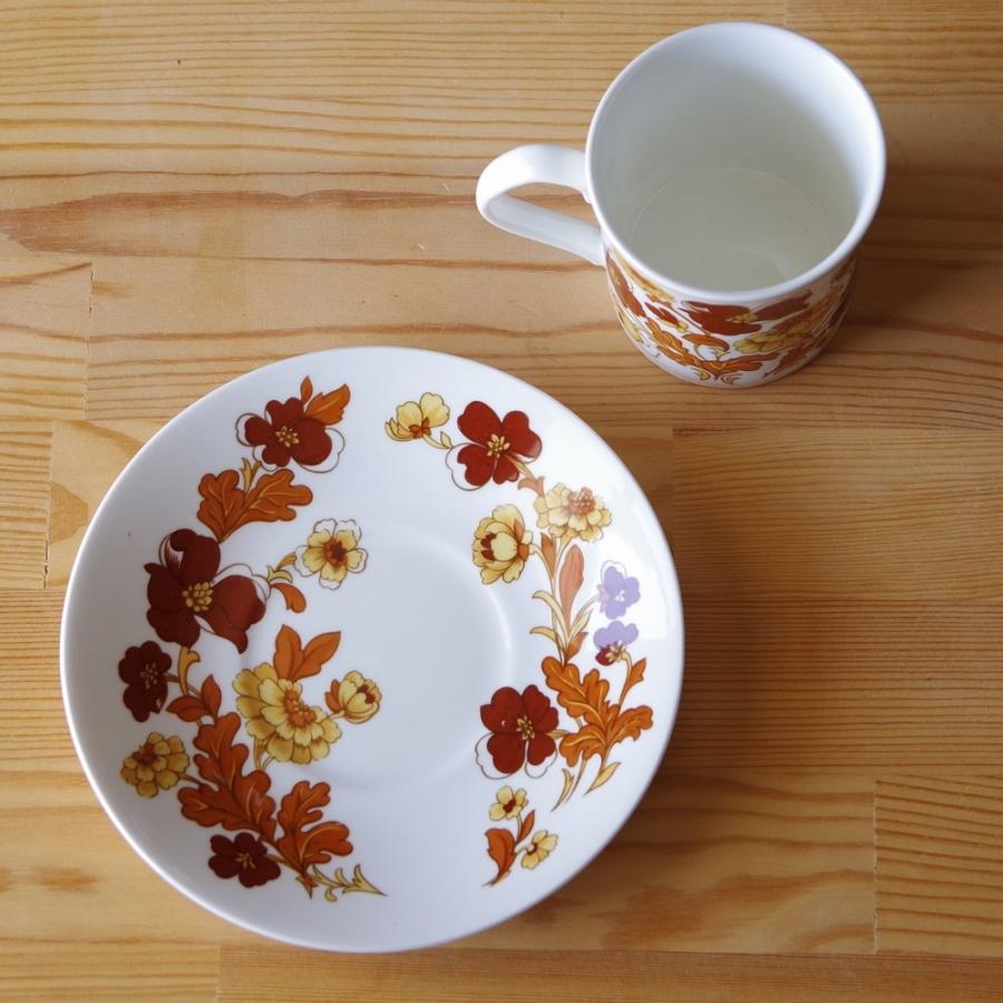 イギリス製 ヴィンテージ食器 アンティーク エリザベサン カップ ソーサー 2 レトロ ブラウン花柄 Elizabethan Meadow Flower Cup Saucer 2 Flohmarkt フローマルクト 通販 Yahoo ショッピング
