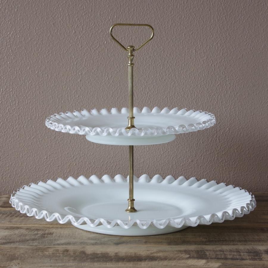 最終値下げ！フェントンシルバークレスト ケーキスタンド プレート 皿