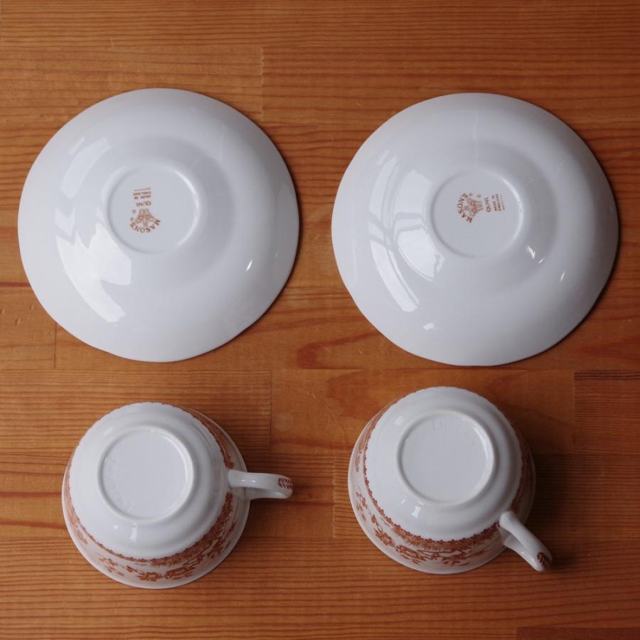 昭和レトロ 食器 メイソンズ クエール ティーカップ ソーサー 昭和レトロ 食器 メイソンズ クエール ティーカップ ソーサー