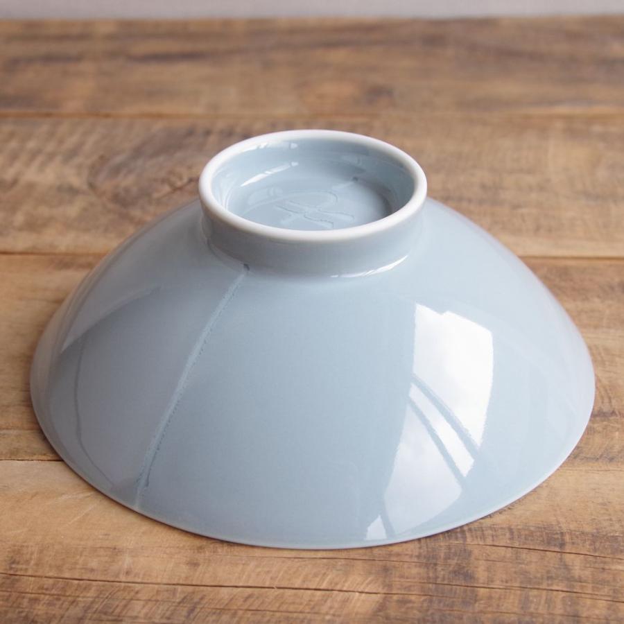 白山陶器 白山陶器（波佐見焼） 平茶碗 飯碗 C-17 ペールブルー