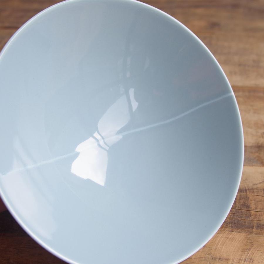 白山陶器 白山陶器（波佐見焼） 平茶碗 飯碗 C-17 ペールブルー