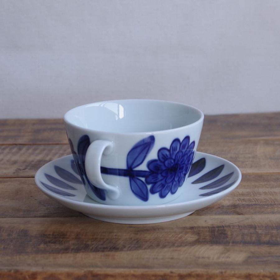 波佐見焼 デイジー カップ＆ソーサー ティーカップ スープカップ 西山