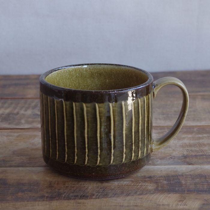 波佐見焼 マグカップ コーヒーカップ 380ml Folk Design 大きめ 陶器