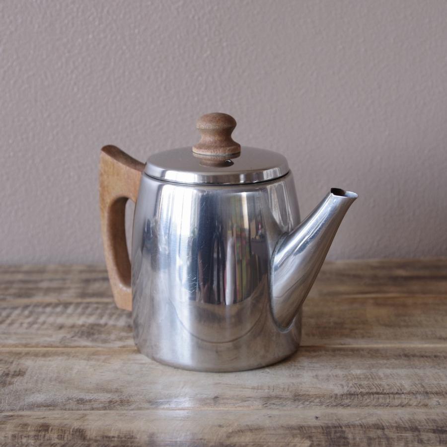 イギリス製 ヴィンテージ 雑貨 ステンレス 木製 ハンドル ティーポット 1 Maker Unknown England Stainless Woodenhandle Teapot 1 Flohmarkt フローマルクト 通販 Yahoo ショッピング