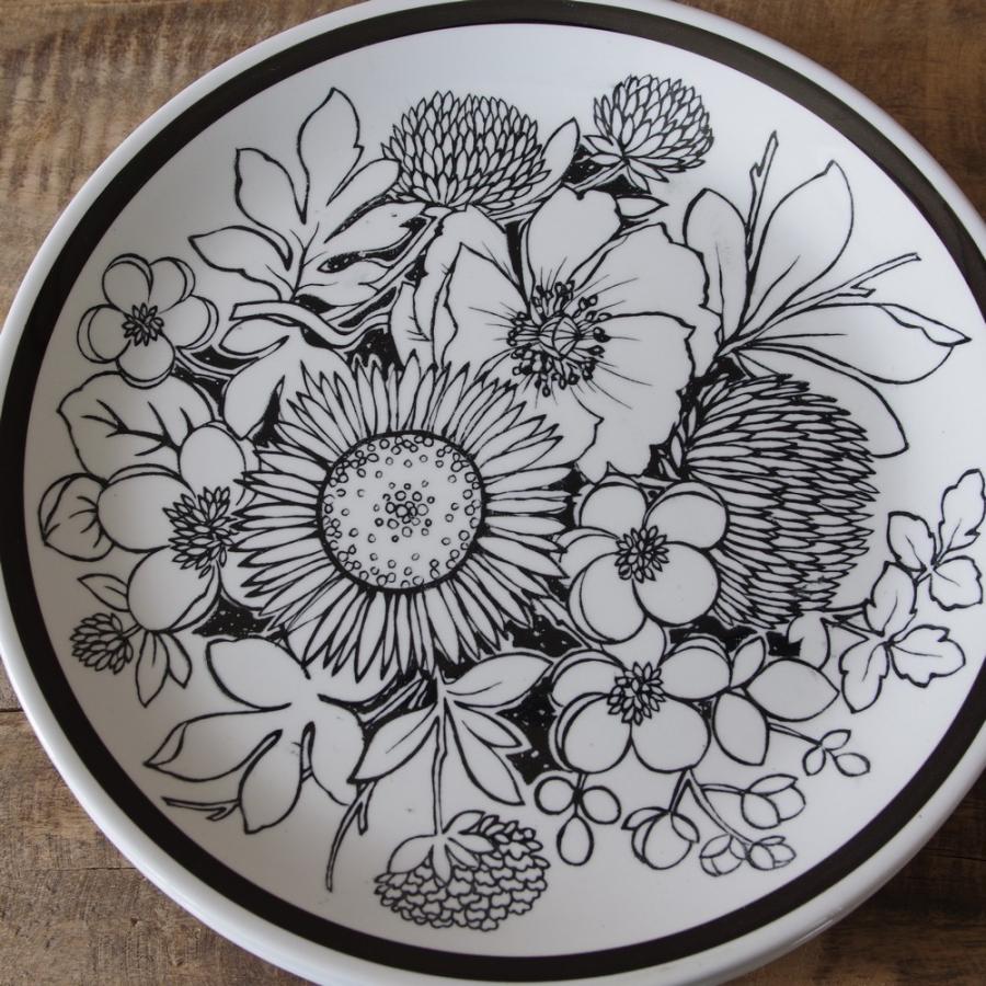 イギリス ヴィンテージ食器 Alfred Meakin モノクロ レトロ 花柄 ディナープレート 大皿 25cm 191015 1 5 Meakin Samoa Plate 25cm 191015 1to5 Flohmarkt フローマルクト 通販 Yahoo ショッピング