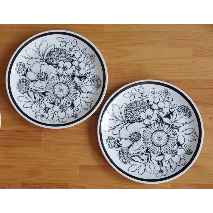 イギリス ヴィンテージ食器 Alfred Meakin モノクロ レトロ 花柄 ディナープレート 大皿 25cm 1 5 Meakin Samoa Plate 25cm 1to5 Flohmarkt フローマルクト 通販 Yahoo ショッピング