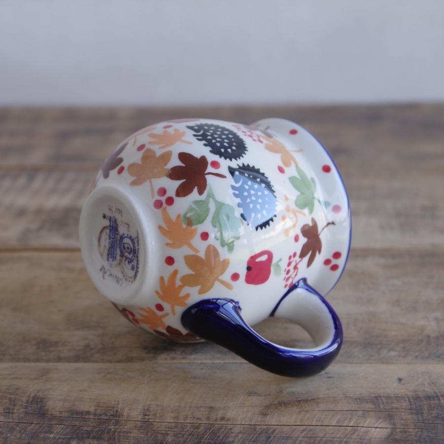 ポーリッシュポタリー ポーランド 食器 マグカップ ハリネズミ りんご