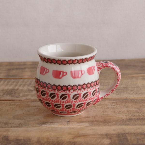 ポーリッシュポタリー マグカップ ポーランド食器 コーヒー豆 カップ模様 K67 U10 Poland K67 U10 Mug Coffee Bean Cup Flohmarkt フローマルクト 通販 Yahoo ショッピング