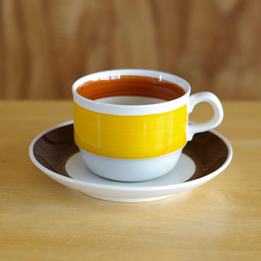 アンティーク 北欧食器 スウェーデン製 ロールストランド フォーカス コーヒーカップ＆ソーサー Rorstrand FOKUS 170705