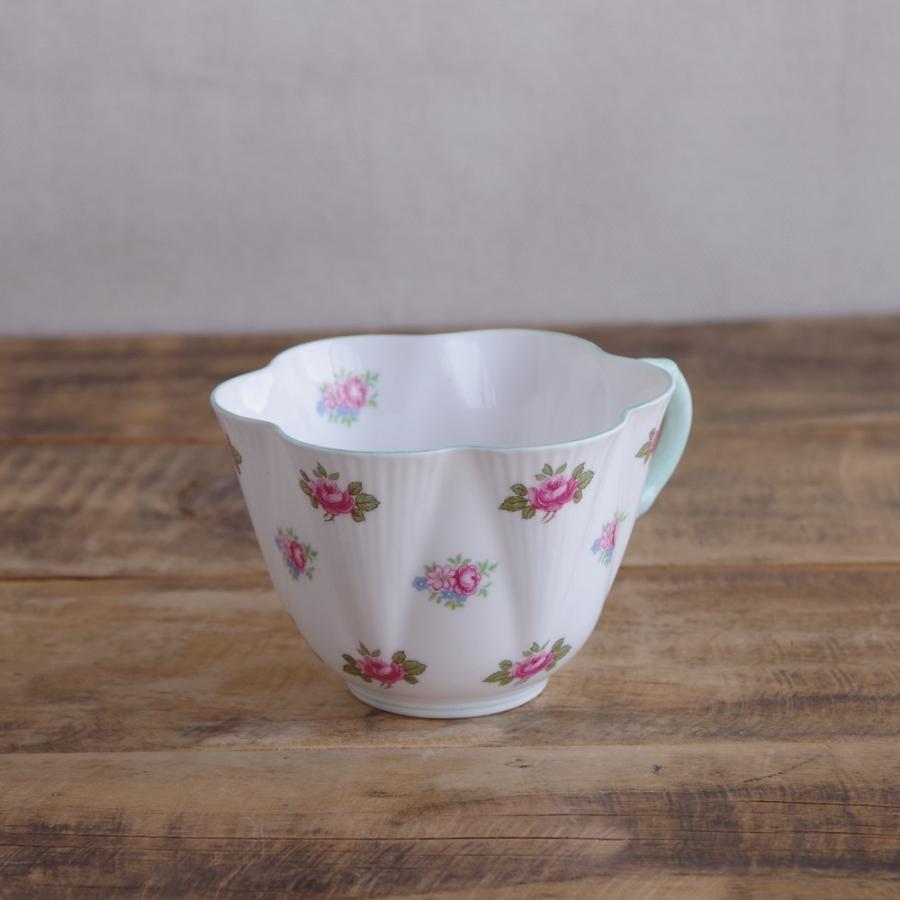 【説明必読】Shelley シェリー ピンクローズ　 カップ&ソーサー　プレート イギリス Shelley シェリー ピンクローズ 薔薇 フラワー カップ