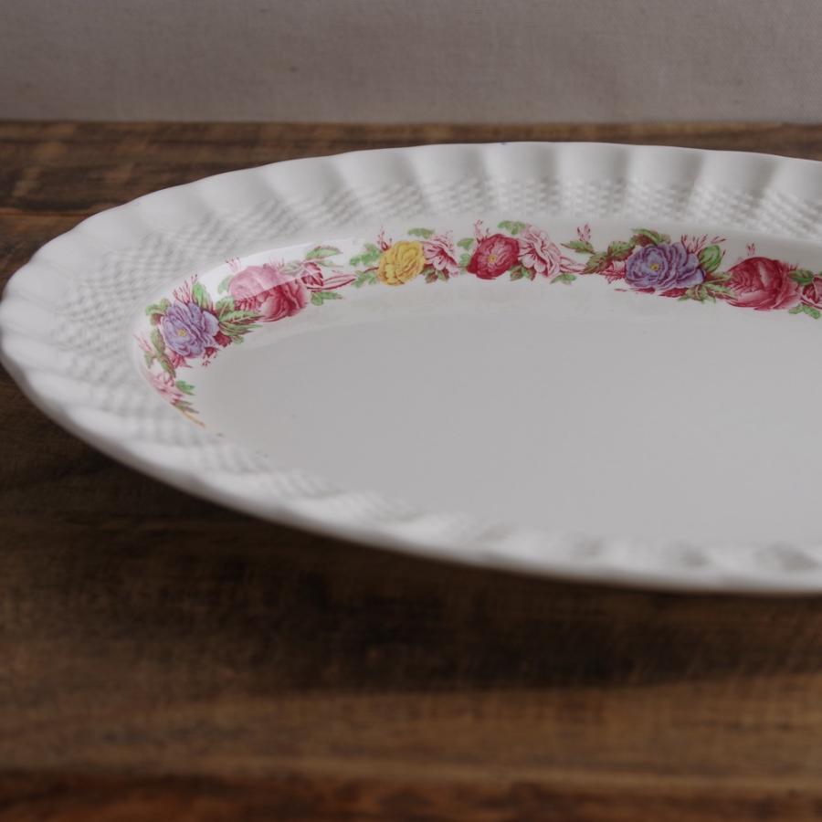 Spode スポード ヴィンテージ食 ローズブライアー お皿 ピンク バラ 花 