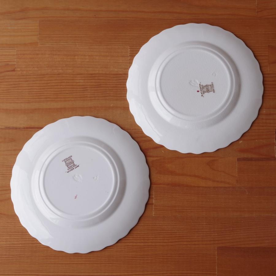 Spode 2枚セット スポード 花柄 デザートプレート ケーキ皿 20cm Spode 2枚セット スポード 花柄 デザートプレート ケーキ皿 20cm