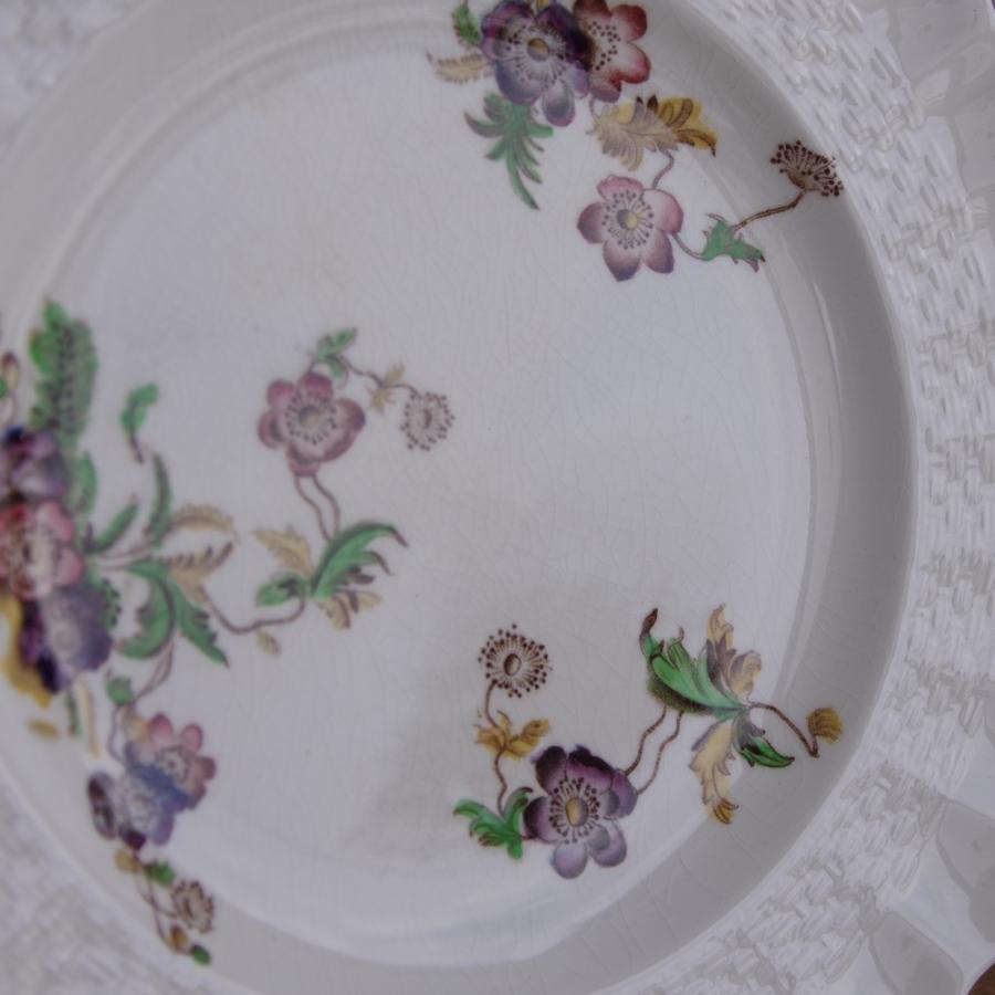 Spode 2枚セット スポード 花柄 デザートプレート ケーキ皿 20cm Spode 2枚セット スポード 花柄 デザートプレート ケーキ皿 20cm