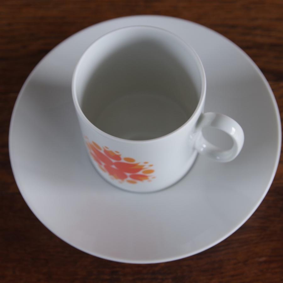 ドイツ製 ビンテージ 食器 陶器 Thomas トーマス Medalion メダリオン オレンジ花柄 コーヒーカップ ソーサー 1 4 Thomas Medalion Orange Flower Cup Saucer 1to4 Flohmarkt フローマルクト 通販 Yahoo ショッピング