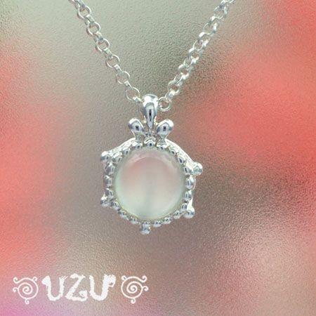 ウズ UZU ネックレス レディース アクセサリー シルバー925 鏡面仕上げ ムーンストーン ペンダント KU-159