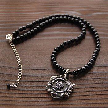 高級感 戦国武将 愛 直江兼続 天然石 シルバー925 ペンダント ネックレス 43センチ 売れ筋 Www Ladislexia Net