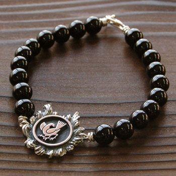 激安特価 戦国武将 八咫烏 雑賀孫一 天然石 シルバー925 ブレスレット 21センチ 数量限定 特売 Www Kslcity Com My