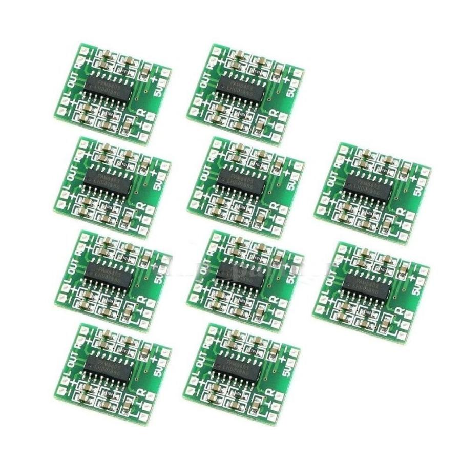 HiLetgo 10PCS PAM8403 2 * 3W クラスD ミニ デジタル パワー アンプボード AMP 2.5-5V入力 送料無料｜flora-s