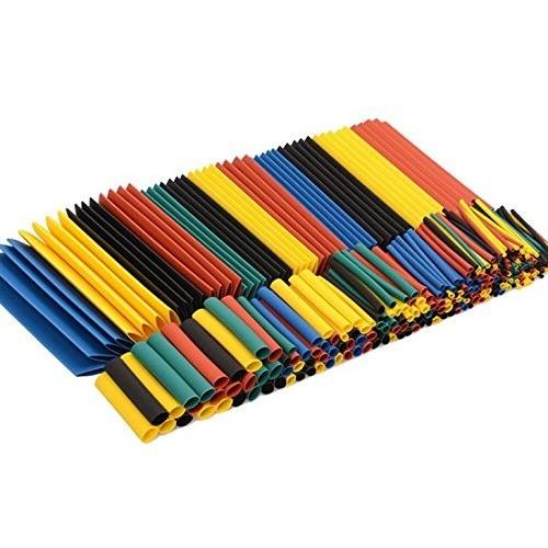 熱収縮チューブ 328ピースセット 絶縁チューブ 防水 高難燃性 チューブ