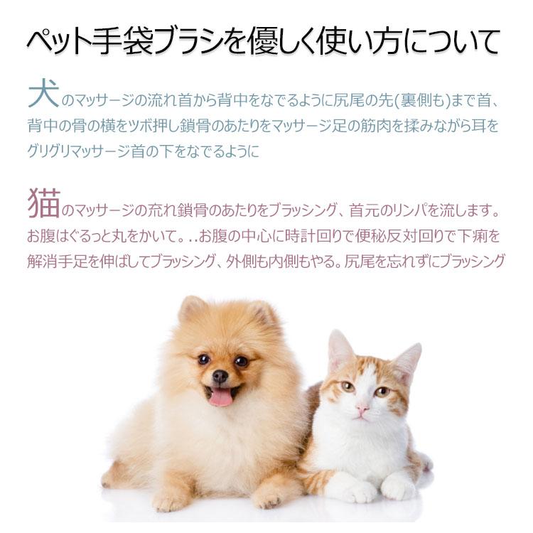 ペット ブラシ 抜け毛 グローブ 猫 犬 ペット グルーミング グローブ 左手 右手 単品 ブラシ 犬 猫 ペット用グローブ お手入れ ペットブラシ 手袋｜flora-s｜06