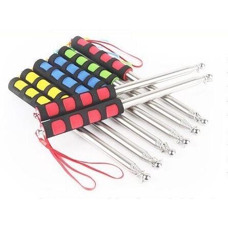 在庫処分 手旗棒 手旗用 伸縮ポール 手旗棒 旗紐 取付用金具 付き