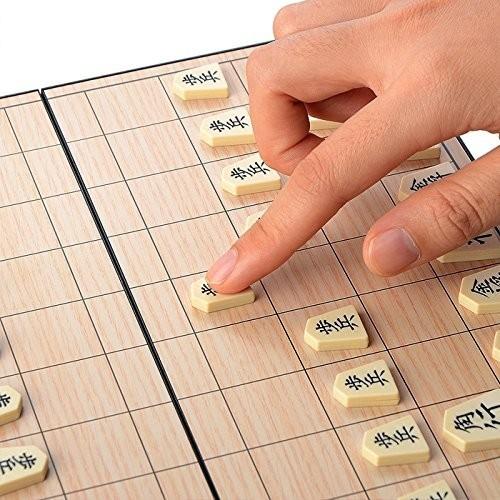 将棋セット 初心者 子供 木製 高級 マグネット式 折りたたみ