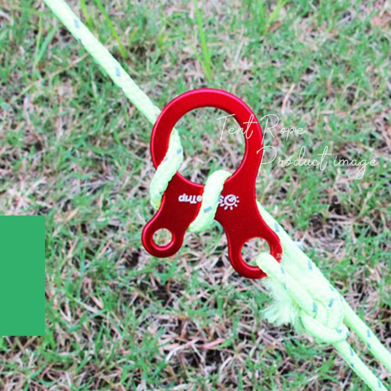 ロープストッパー 4個セットアルミ 自在金具 防風 バックル ロープ締め