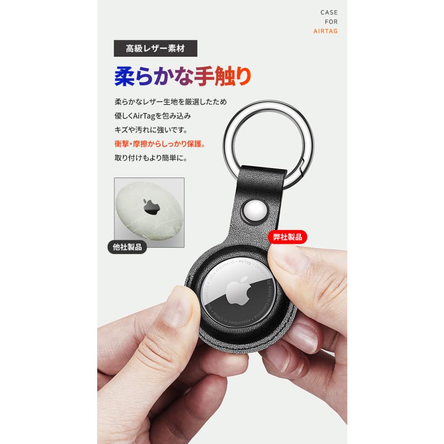 エアタグ 保護カバー カラビナ付 キーホルダー AirTag ケース Airtag ケース airタグ カバー airtagキーホルダー おしゃれ