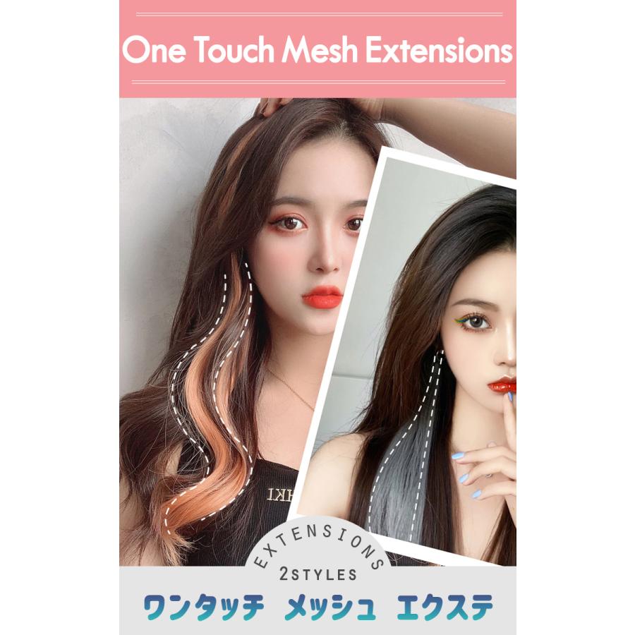 ウィッグ 2個セット ワンタッチ エクステ セルフ ヘア パッチン 選べる