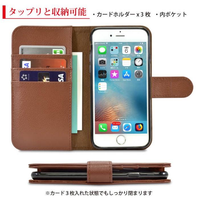 Iphone8 Iphone7 ケース 手帳型 本革 Iphonese 第2世代 Iphone レザー アイホン アイフォン 手帳型ケース カバー シンプル 財布 耐衝撃 牛革 ブラック ビジネス Iphone8 7 Leather 001 000 Flora 通販 Yahoo ショッピング