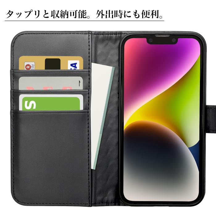 iPhone14/13用COACH 手帳型ケース　ブラック　カード収納付き COACH - iPhone14/13用COACH 手帳型ケース ブラック カード収納