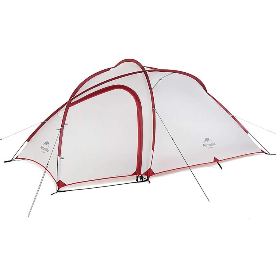 Naturehike 本店 Hiby3 2-3人用キャンプ 人気商品 テント アップグレード版 タープスペース付き二層構造 防雨 アウトドア登山テント ゆったり前室